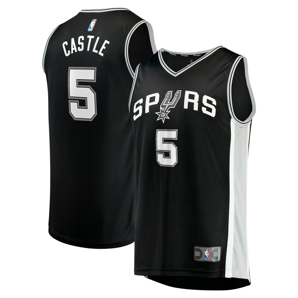 Stephon Castle San Antonio Spurs 2024 NBA Draft Fast Break Player Jersey - Icon Edition - Black | Fanatics on sale