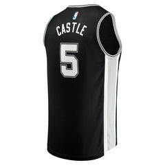 Stephon Castle San Antonio Spurs 2024 NBA Draft Fast Break Player Jersey - Icon Edition - Black | Fanatics on sale