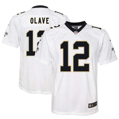 NFL New Orleans Saints Chris Olave Youth Game Jersey