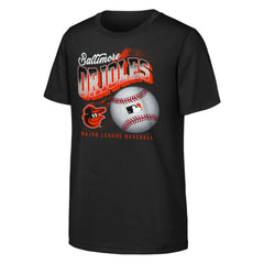 Baltimore Orioles Youth Outta Here T-Shirt - Black
