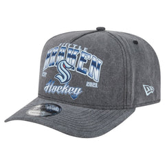 Seattle Kraken New Era Throwback Washed A-Frame Pre-Curved 9FIFTY Snapback Hat
