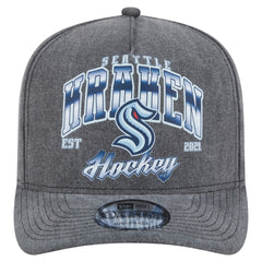 Seattle Kraken New Era Throwback Washed A-Frame Pre-Curved 9FIFTY Snapback Hat