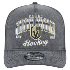 Vegas Golden Knights New Era Throwback Washed A-Frame Pre-Curved 9FIFTY Snapback Hat