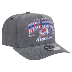 Colorado Avalanche New Era Throwback Washed A-Frame Pre-Curved 9FIFTY Snapback Hat