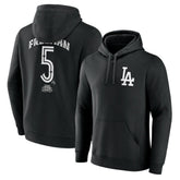 Freddie Freeman Los Angeles Dodgers Mister Cartoon Name & Number Pullover Hoodie - Black