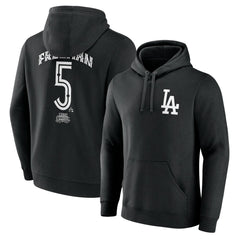 Freddie Freeman Los Angeles Dodgers Mister Cartoon Name & Number Pullover Hoodie - Black