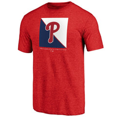 Philadelphia Phillies Pregame Vibe Tri-Blend T-Shirt - Red
