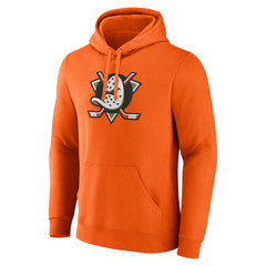 Anaheim Ducks Fanatics Primary Logo Fleece Pullover Hoodie