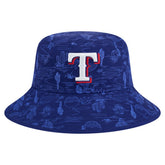 Texas Rangers 2025 Spring Training All Over Print Bucket Hat - Dark Blue | New Era