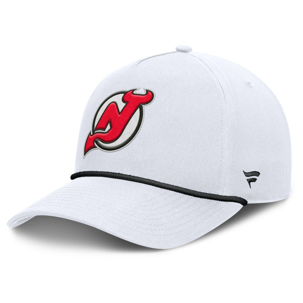 New Jersey Devils Fanatics Rope A-Frame Adjustable Hat