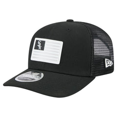 Chicago White Sox Flag 9SEVENTY Stretch-Snap Hat - Black | New Era