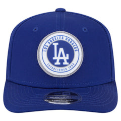 Los Angeles Dodgers Circle Patch 9SEVENTY Stretch-Snap Hat - Royal | New Era