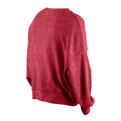 Miami Heat Women's Throwback Vintage Enzyme Wash Oversized Boxy Pullover Sweatshirt - Red | New Era cheap