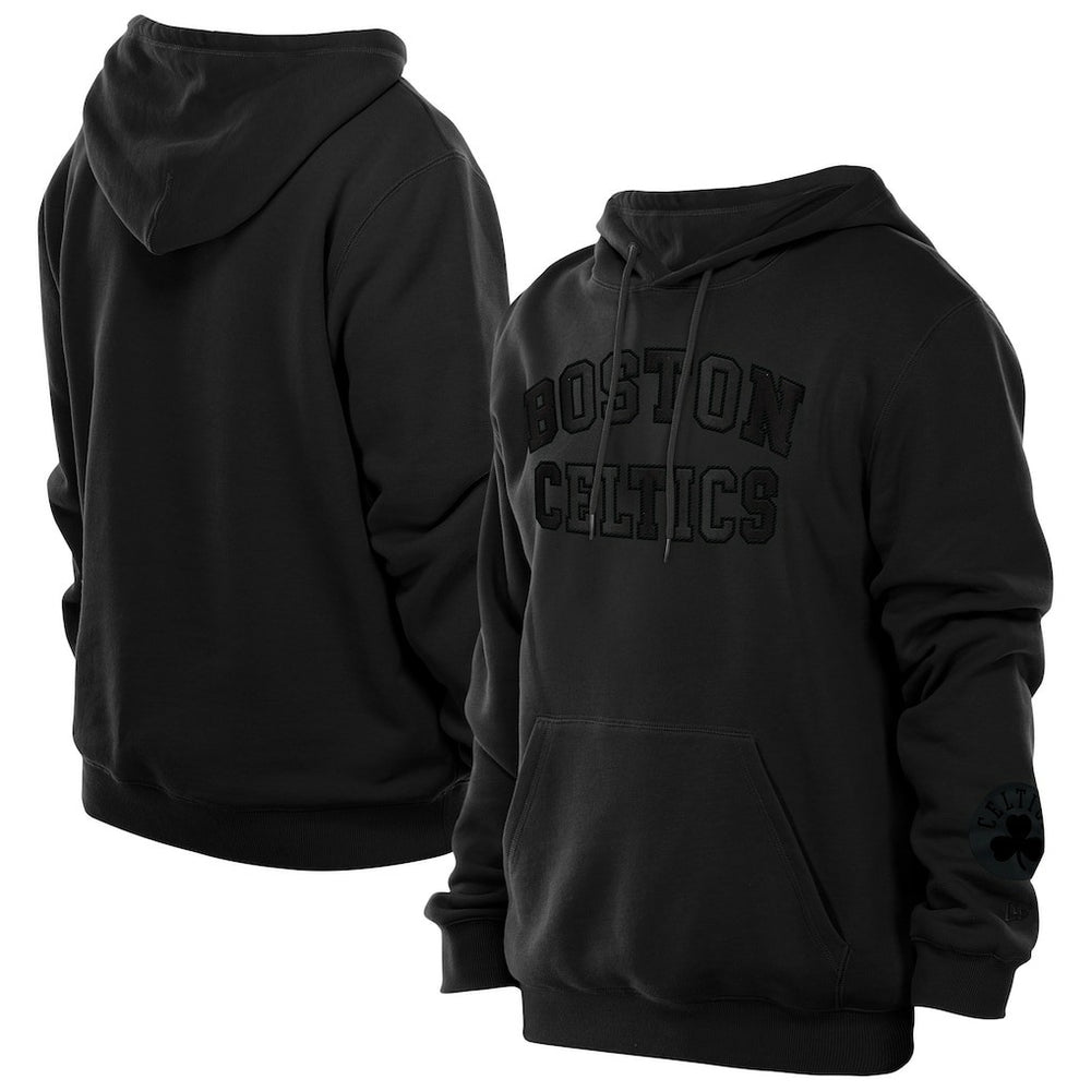 Boston Celtics Logo Select Premium Pullover Hoodie - Black | New Era discount