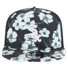 Chicago White Sox Adventure Pattern Golfer Trucker Snapback Hat - Black | New Era