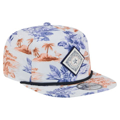 Houston Astros Printed Island Golfer Snapback Hat - White | New Era