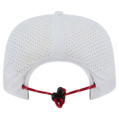 Los Angeles Angels Perforated Golfer Snapback Hat - White | New Era