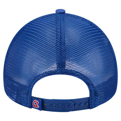 Atlanta Braves Trucker A-Frame 9FORTY Adjustable Hat - White/Royal | New Era