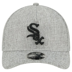 Chicago White Sox Cotton Weave M-Crown A-Frame 9FORTY Adjustable Hat - Gray | New Era