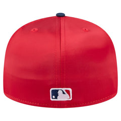 Philadelphia Phillies Satin 59FIFTY Fitted Hat - Red/Navy | New Era