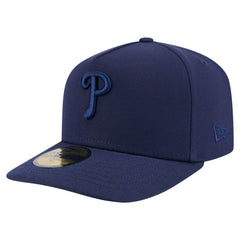Philadelphia Phillies Color Pack A-Frame 59FIFTY Fitted Hat - Navy | New Era