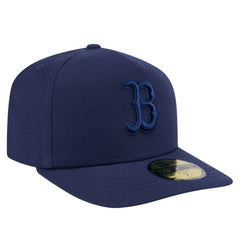 Boston Red Sox Color Pack A-Frame 59FIFTY Fitted Hat - Navy | New Era