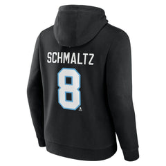 Nick Schmaltz NHL Utah Fanatics Authentic Stack Name & Number Tri-Blend Pullover Hoodie