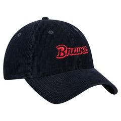 Atlanta Braves Women's Corduroy 9TWENTY Adjustable Hat - Navy | New Era