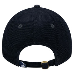 Atlanta Braves Women's Corduroy 9TWENTY Adjustable Hat - Navy | New Era