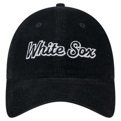 Chicago White Sox Women's Corduroy 9TWENTY Adjustable Hat - Black | New Era
