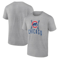 Chicago Cubs Fastball T-Shirt - Heather Gray