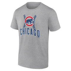 Chicago Cubs Fastball T-Shirt - Heather Gray