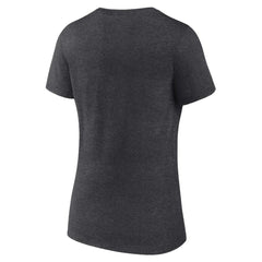 Baltimore Orioles Women's Monochrome V-Neck T-Shirt - Charcoal