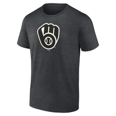 Milwaukee Brewers Monochrome T-Shirt - Charcoal
