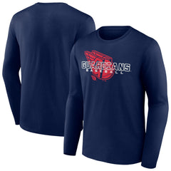 Cleveland Guardians Stellar Long Sleeve T-Shirt - Navy