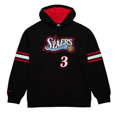 Allen Iverson Philadelphia 76ers Name & Number Pullover Hoodie - Black | Mitchell & Ness sale