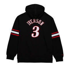 Allen Iverson Philadelphia 76ers Name & Number Pullover Hoodie - Black | Mitchell & Ness sale