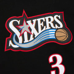Allen Iverson Philadelphia 76ers Name & Number Pullover Hoodie - Black | Mitchell & Ness sale