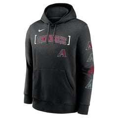 Arizona Diamondbacks Club Stack Pullover Hoodie - Black | Nike