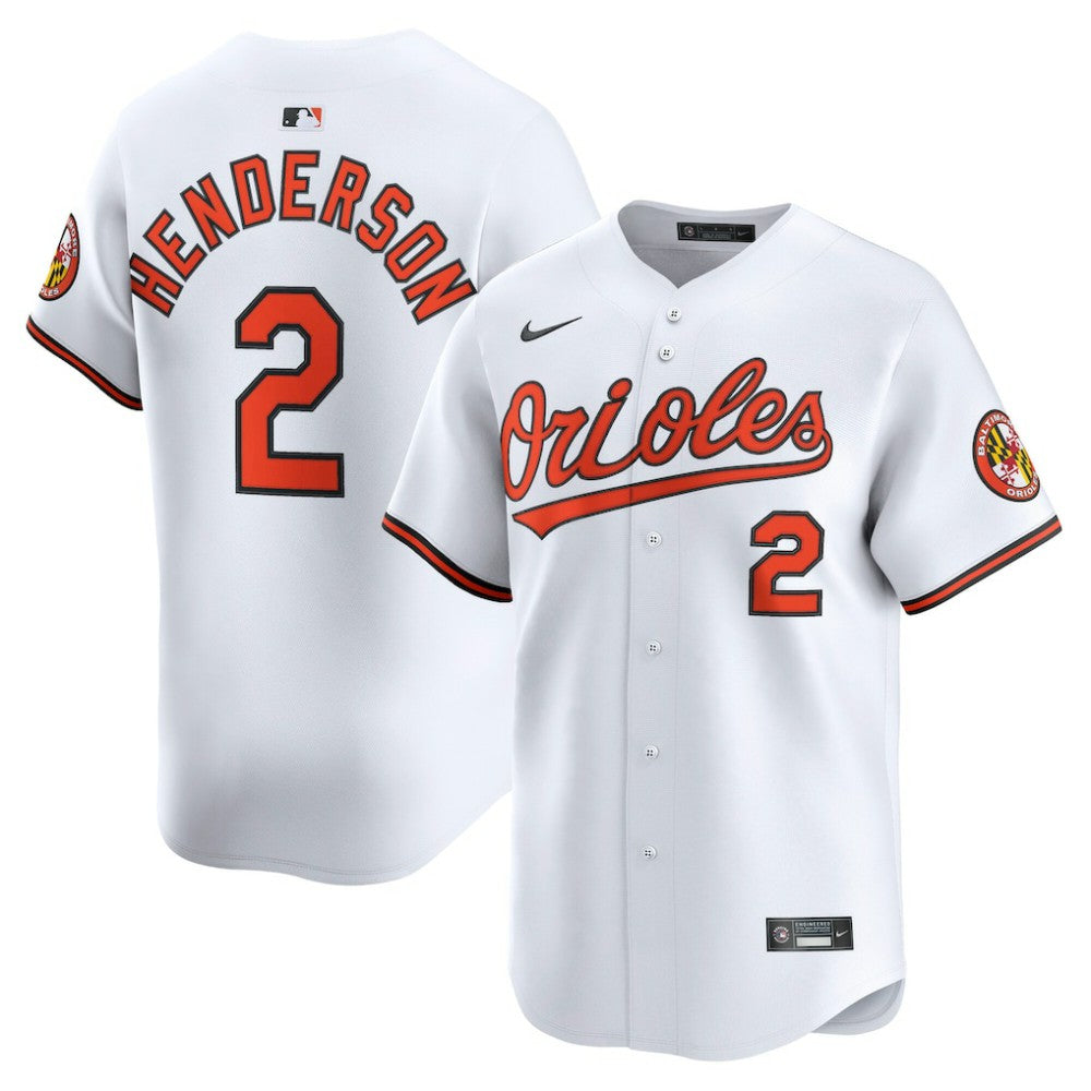 Gunnar Henderson Baltimore Orioles Limited Player Jersey - White | Nike