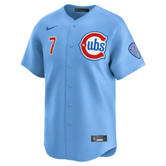 Dansby Swanson Chicago Cubs 2nd Alternate Limited Player Jersey - Baby Blue | Nike