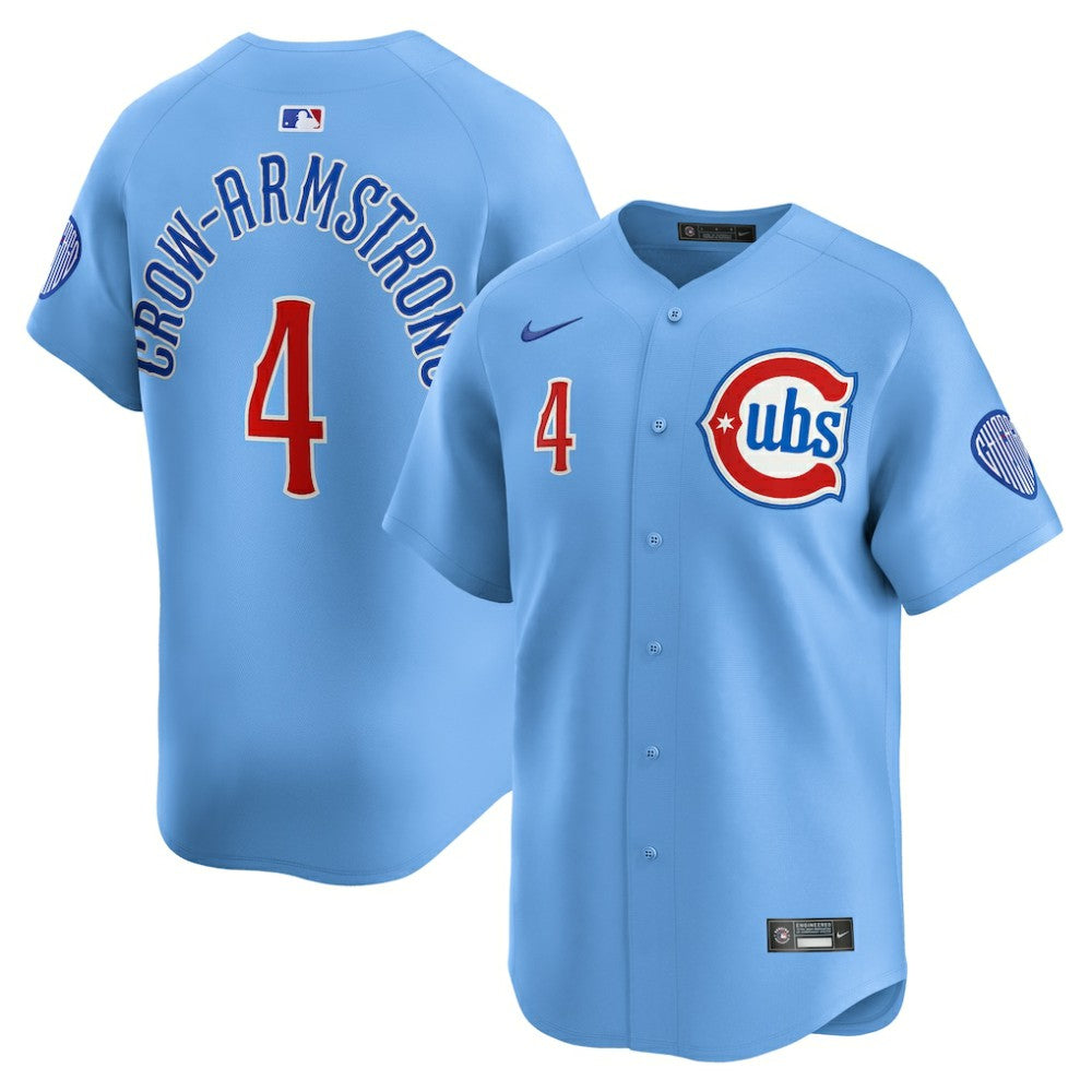 Pete Crow-Armstrong Chicago Cubs Alternate Limited Player Jersey - Light Blue | Nike