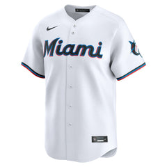 Miami Marlins Home Limited Jersey - White | Nike