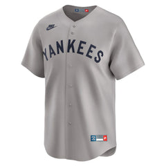 Babe Ruth New York Yankees Throwback Cooperstown Collection Limited Jersey - Gray | Nike