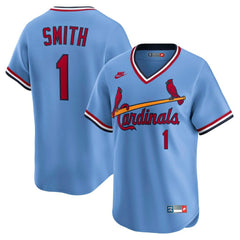 Ozzie Smith St. Louis Cardinals Throwback Cooperstown Collection Limited Jersey - Blue | Nike