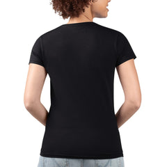 San Francisco Giants G-III 4Her by Carl Banks Women's Super-Slim Fit Lightweight Flowers Graphic V-Neck T-Shirt - Black