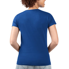 Toronto Blue Jays G-III 4Her by Carl Banks Women's Super-Slim Fit Lightweight Flowers Graphic V-Neck T-Shirt - Royal