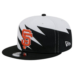 San Francisco Giants Jagged 9FIFTY Snapback Hat - Black/White | New Era