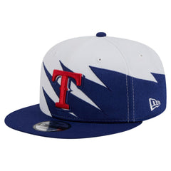 Texas Rangers Jagged 9FIFTY Snapback Hat - Royal/White | New Era