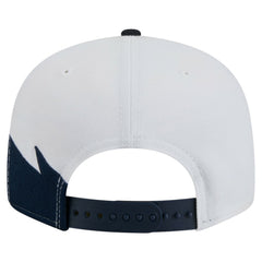 Atlanta Braves Jagged 9FIFTY Snapback Hat - Navy/White | New Era